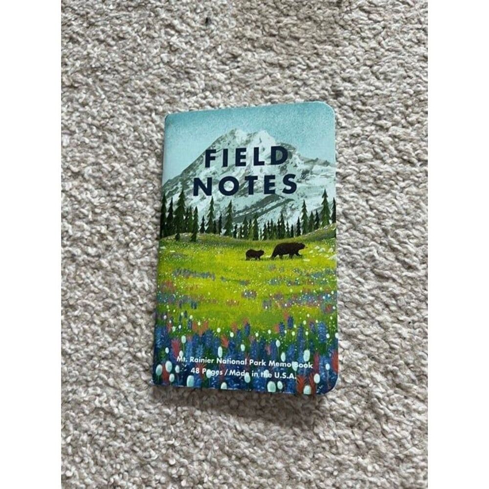 Field Notes Mt. Rainier Notebook -- new